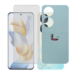 Glass together model transparent screen protector suitable for Honor 90 mobile phone with back cover sticker