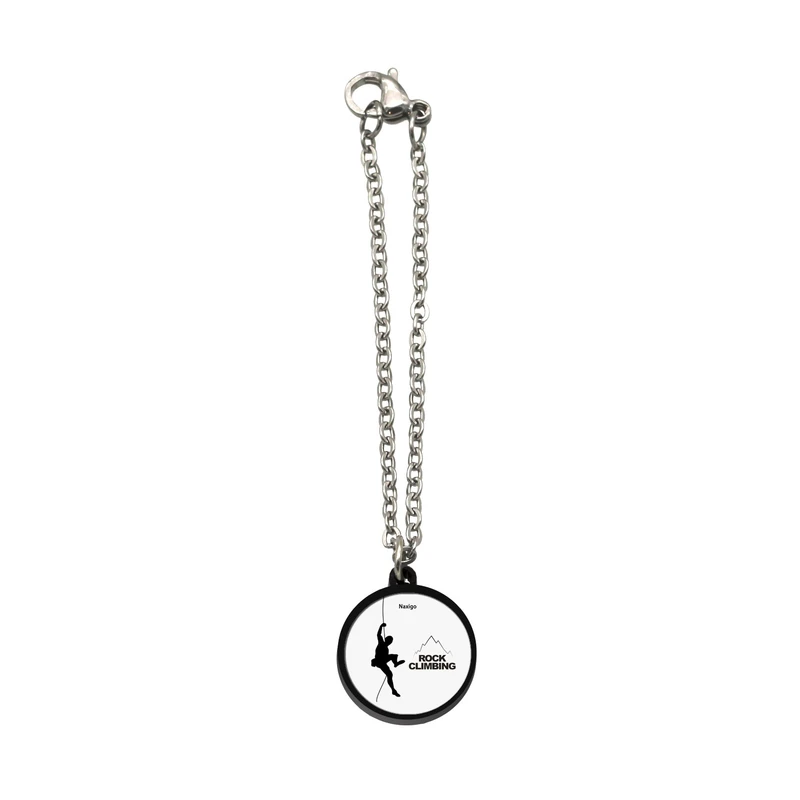 آویز ساعت زنانه ناکسیگو مدل شب تاب طرح سنگ نوردی کد AW8963