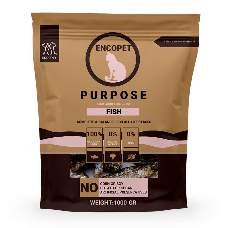 غذای تشویقی گربه انکوپت مدل purpose وزن 1000 گرم
