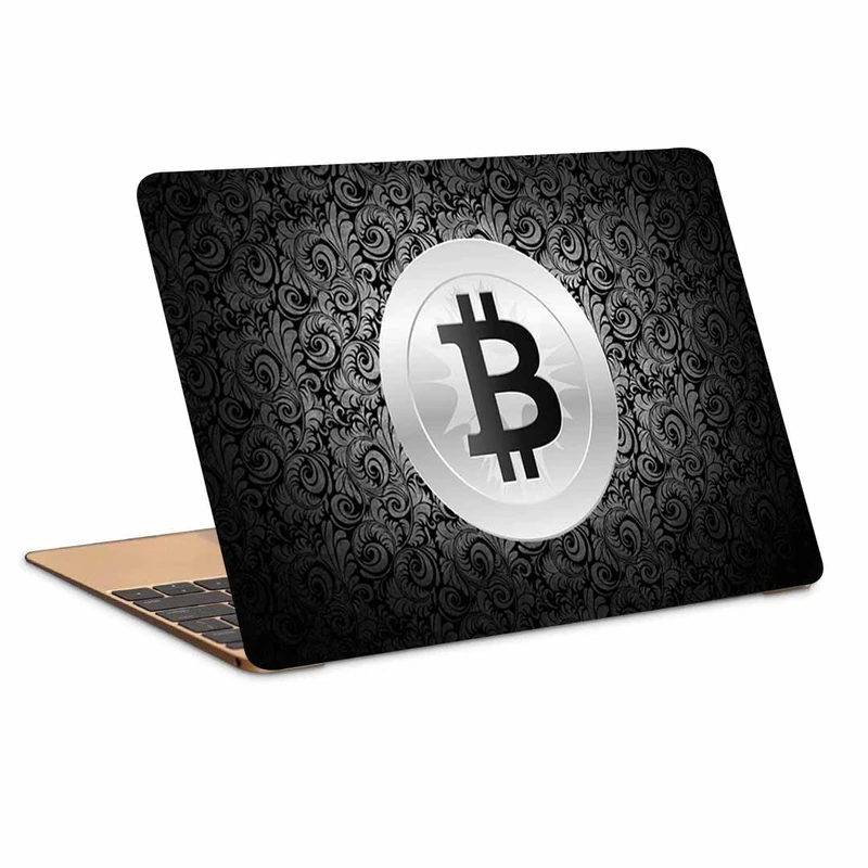 استیکر لپ تاپ طرح bitcoin کد p-1045 مناسب برای لپ تاپ 15.6 اینچ