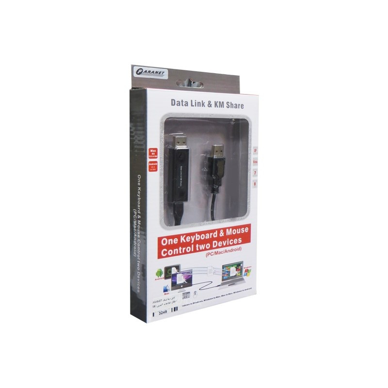 کابل لینک USB2.0 فرانت مدل FN-U2KM100 طول 1 متر