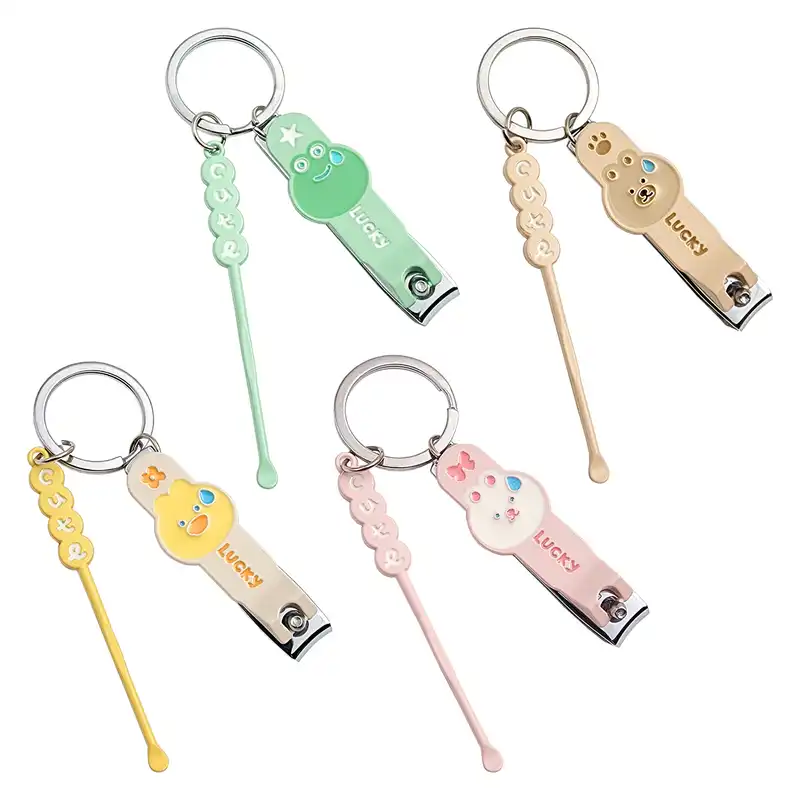 ناخن گیر کودک و عقب زن ناخن مدل حیوانات کد NL02-5 مجموعه 4 عددی