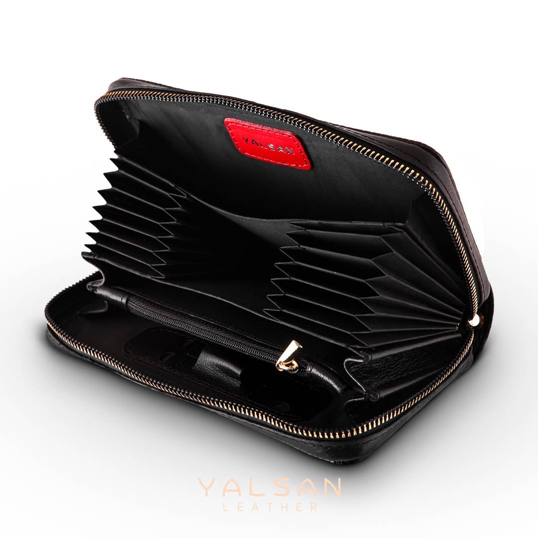 کیف پول چرم یلسان مدل غزال کد MRV-051-msk -  - 5