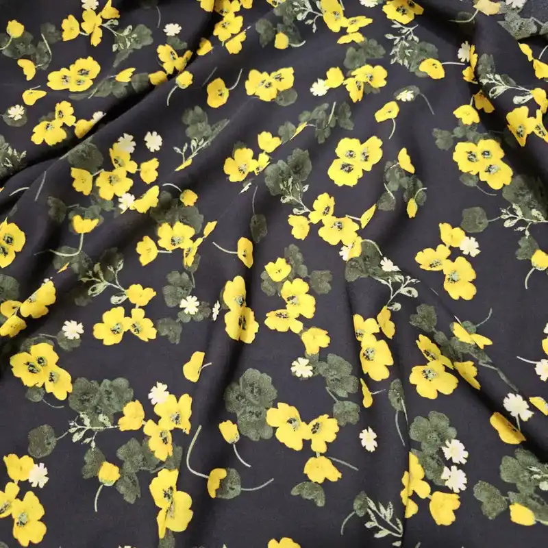 پارچه لباس مدل کرپ حریر کد 5446