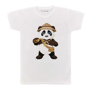 تی شرت بچگانه پرمانه طرح پاندای کونگ فو کار کد pmt.4546