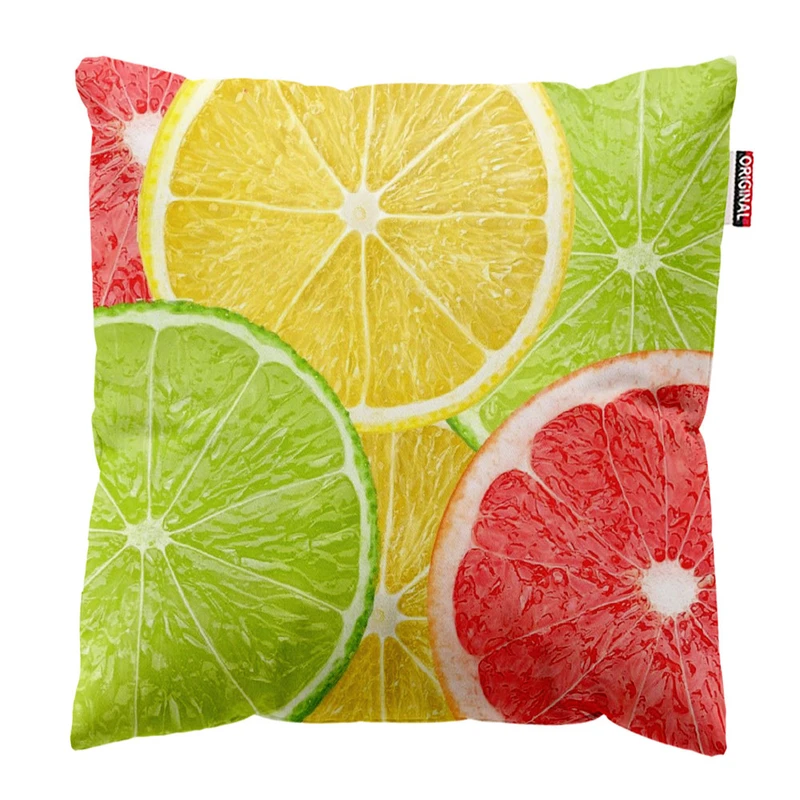  کوسن پاد آفرین طرح لیمو کد 1372 سایز 30*30 سانتی متر