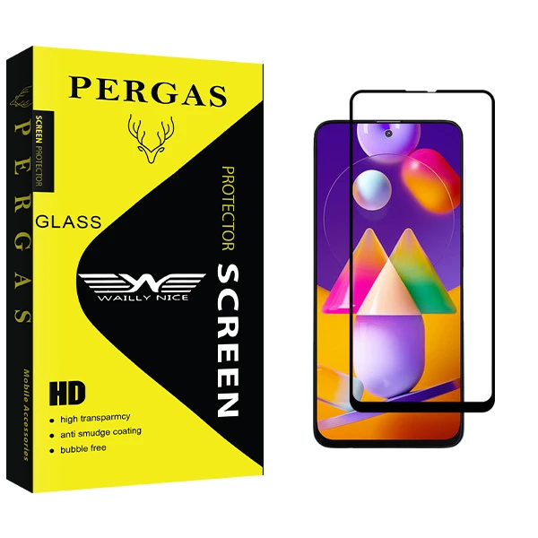 محافظ صفحه نمایش وایلی نایس مدل Pergas Glass مناسب برای گوشی موبایل سامسونگ Galaxy M31s