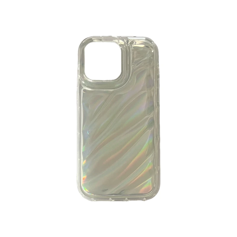 کاور ژله ای مدل دوکاربره طرح موج دار کد 55Sh مناسب برای گوشی موبایل اپل iPhone 13 / 14