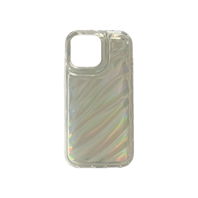 کاور ژله ای مدل دوکاربره طرح موج دار کد 55Sh مناسب برای گوشی موبایل اپل iPhone 13 Pro Max