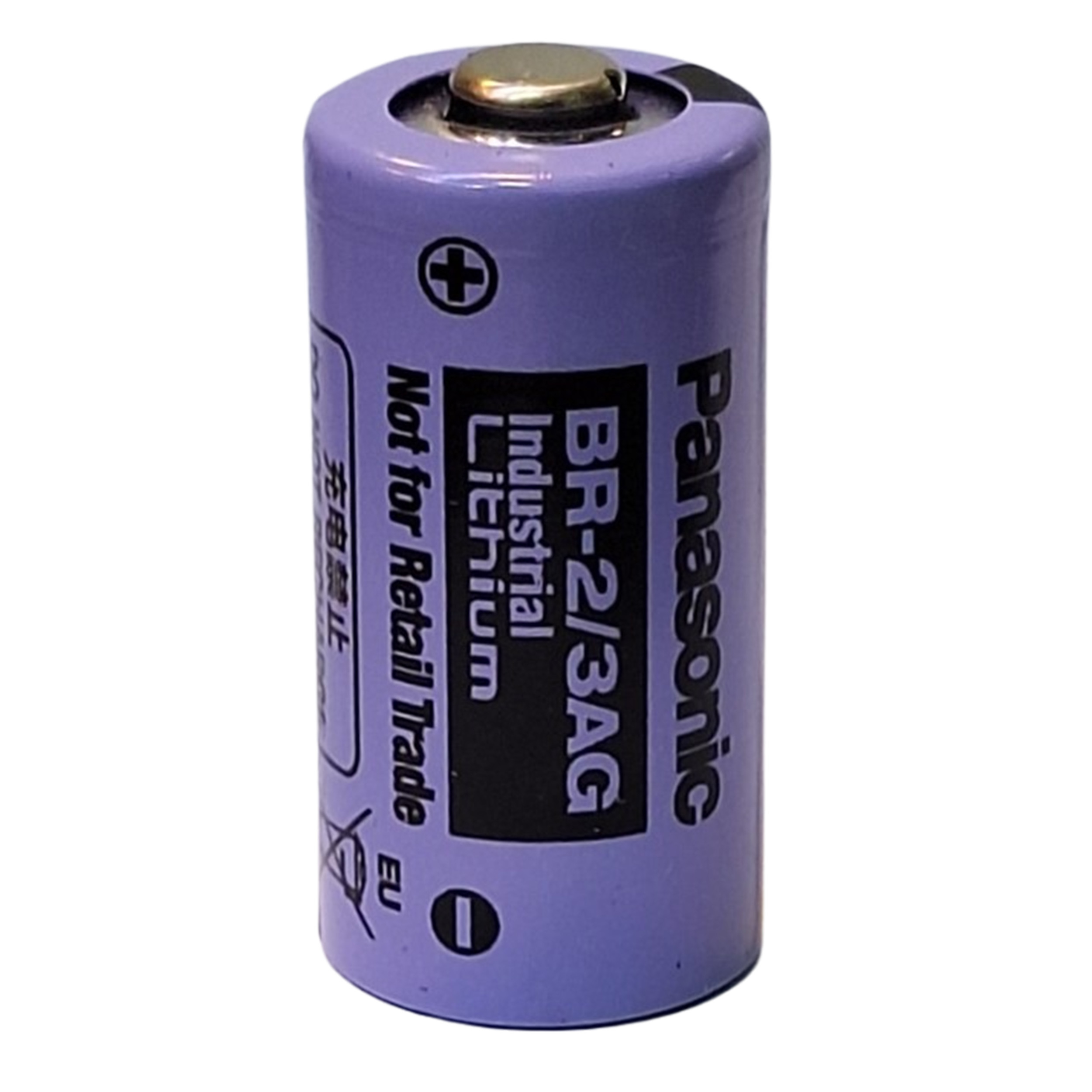 باتری لیتیومی پاناسونیک مدل BR-2/3AG-17335 ظرفیت 1200 میلی‌ آمپر ساعت