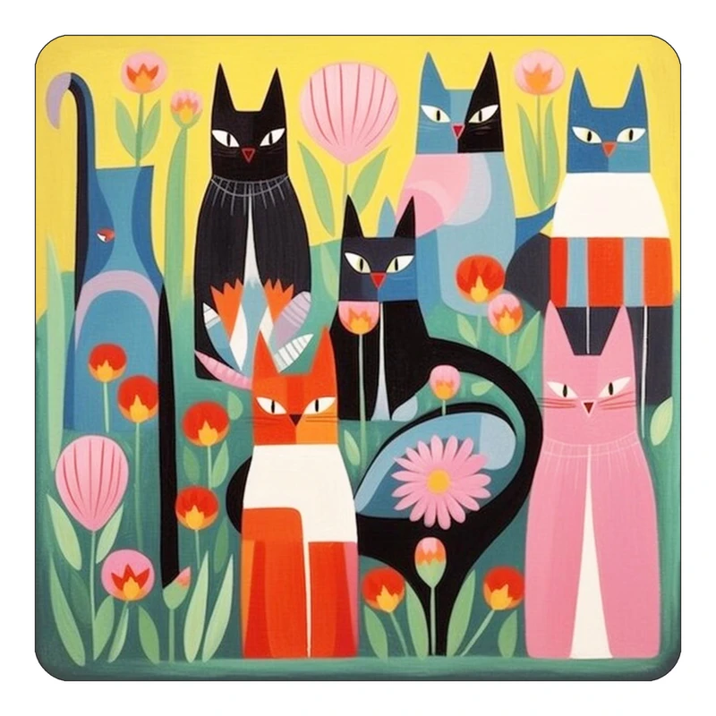 مگنت کاکتی طرح حیوانات رنگی مدل mp27123