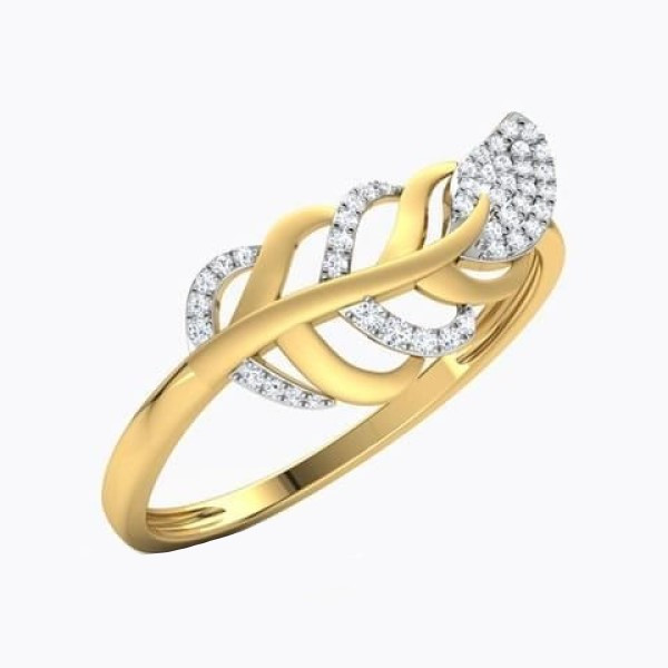  انگشتر طلا 18 عیار زنانه قیراط کد GH5122