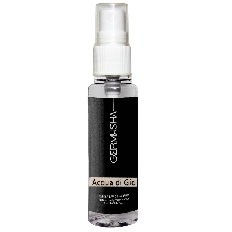 عطر جیبی مردانه گرموشا مدل آکوا دی جیو با رایحه خنک حجم 32 میلی‌لیتر