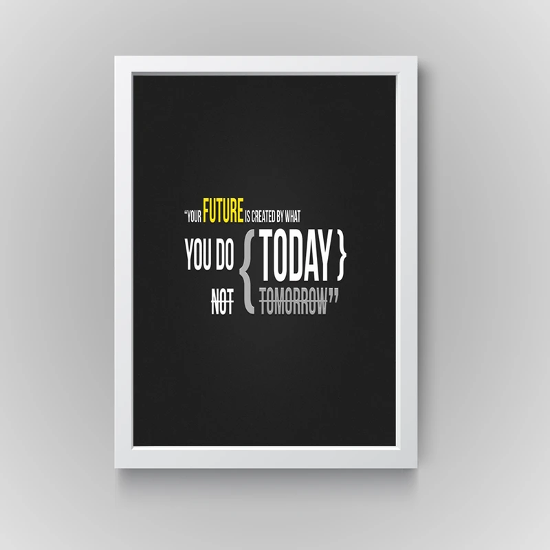 تابلو مدل دکوراتیو انگیزشی you do todayکدN237