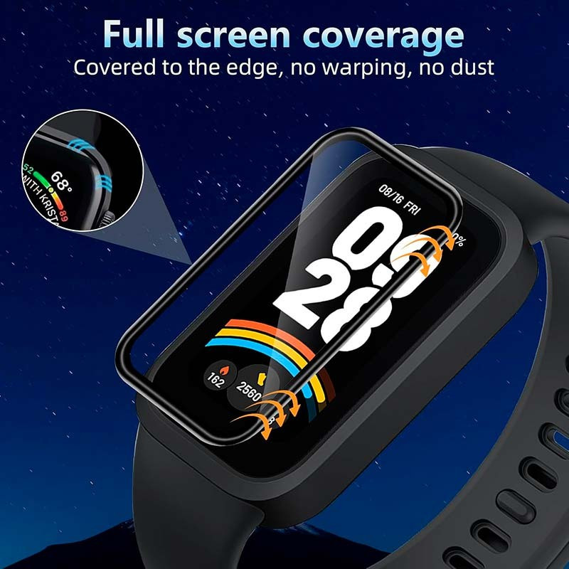 خرید و قیمت محافظ صفحه نمایش بادیگارد مدل PMMA مناسب برای ساعت هوشمند شیائومی Smart Band 9 Active