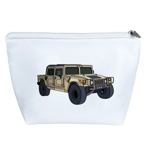 کیف لوازم آرایش دخترانه خندالو مدل ماشین نظامی کد 5941