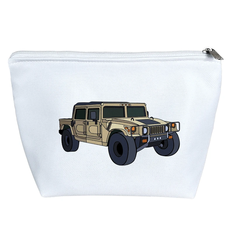 کیف لوازم آرایش دخترانه خندالو مدل ماشین نظامی کد 5941