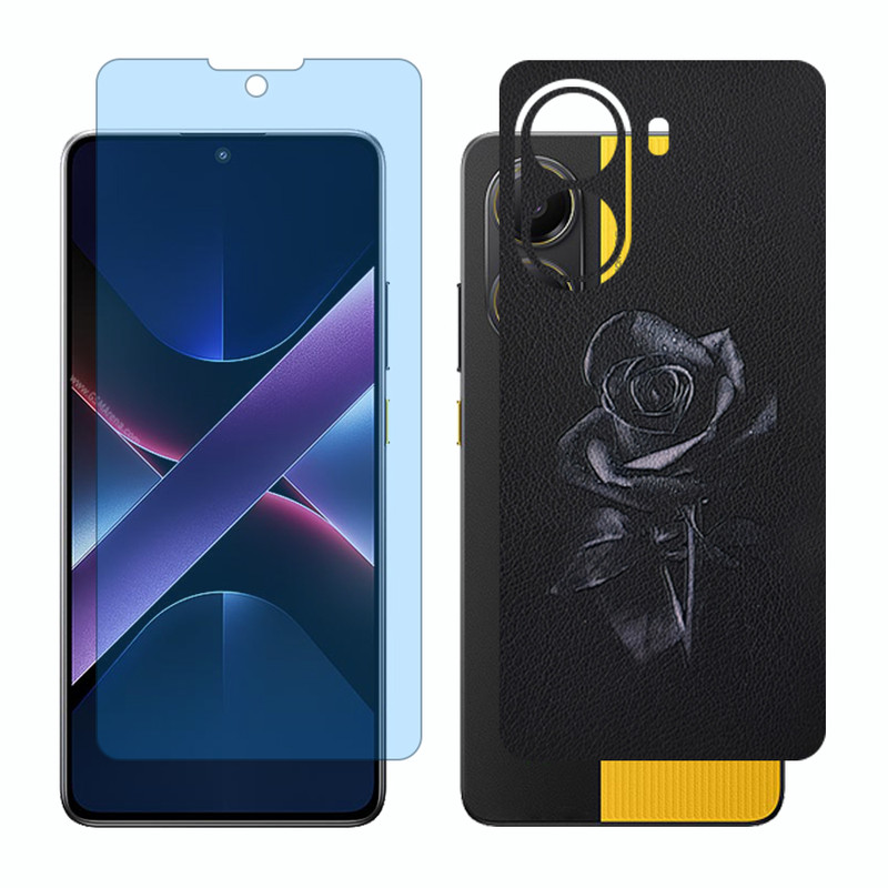 محافظ صفحه نمایش آنتی بلو گلس مدل Together مناسب برای گوشی موبایل شیائومی Poco X7 Pro به همراه برچسب پوششی