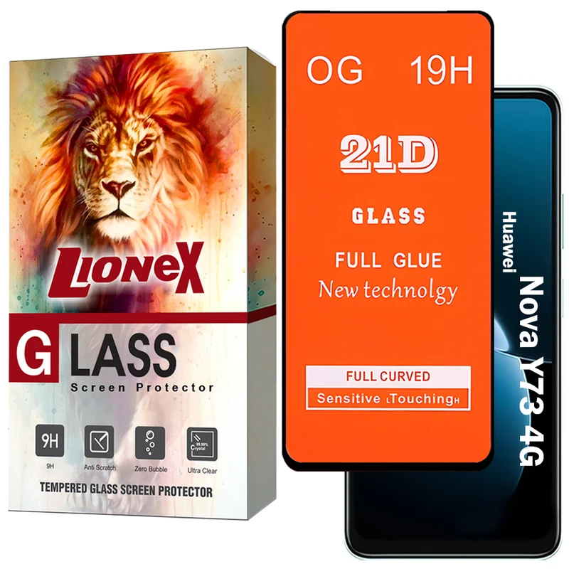  محافظ صفحه نمایش لایونکس مدل FULL20 مناسب برای گوشی موبایل هوآوی Nova Y73 4G