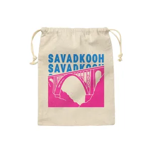 کیسه نان و سبزی ترمه طراحان ایده مدل نماد پل ورسک سوادکوه کد map0098 - M سایز 23x33 سانتی متر