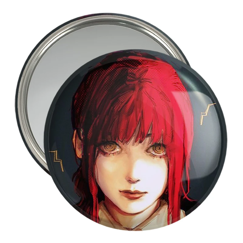 آینه جیبی خندالو مدل ماکیما انیمه مرد اره ای Chainsaw Man  کد 17977