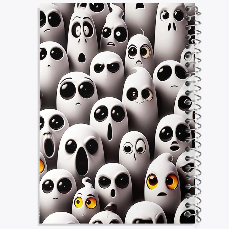 دفتر لیست خرید 50 برگ خندالو طرح پترن روحی کد F6195