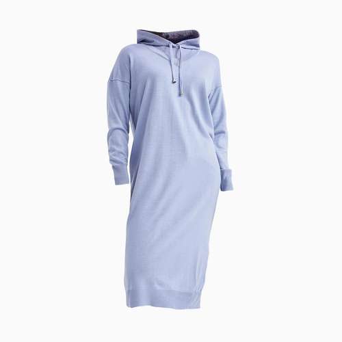 پیراهن بافتنی زنانه دفکتو مدل کلاه دار BO10496