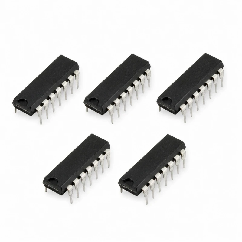 تراشه بافر تگزاس اینسترومنتس مدل SN74HC125N پکیج DIP بسته ۵ عددی