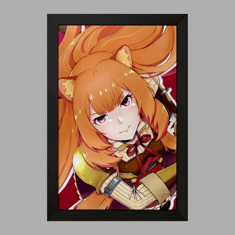 تابلو خندالو مدل رافتالیا انیمه ظهور قهرمان سپر  کد 15931