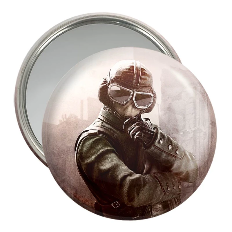 آینه جیبی خندالو مدل رینبو سیکس Rainbow Six  کد 10322