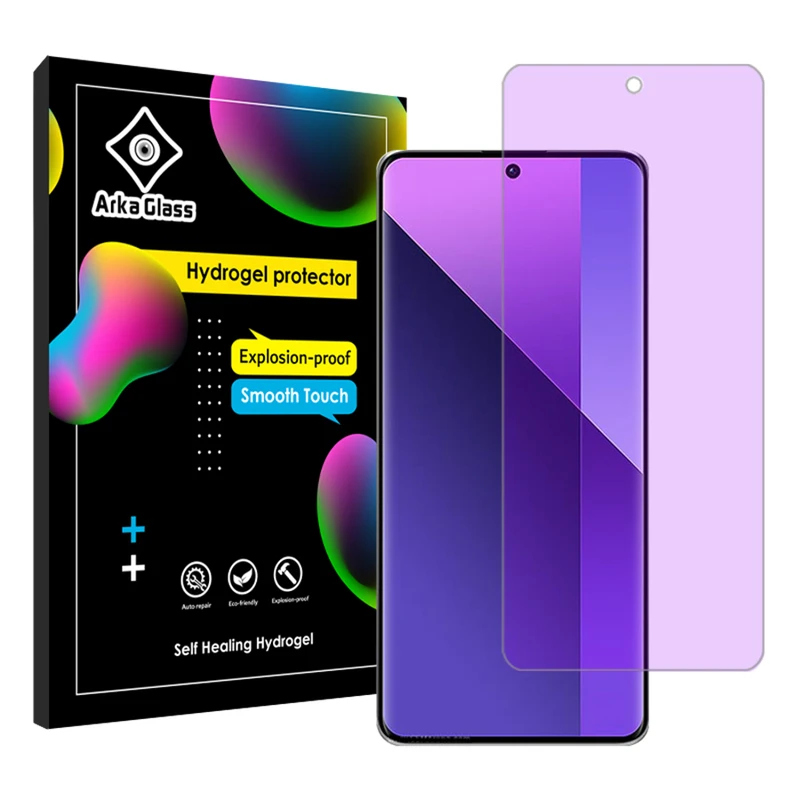 محافظ صفحه نمایش ضد اشعه بنفش آرکا گلس مدل Tough مناسب برای گوشی موبایل شیائومی Redmi Note 13 Pro Plus