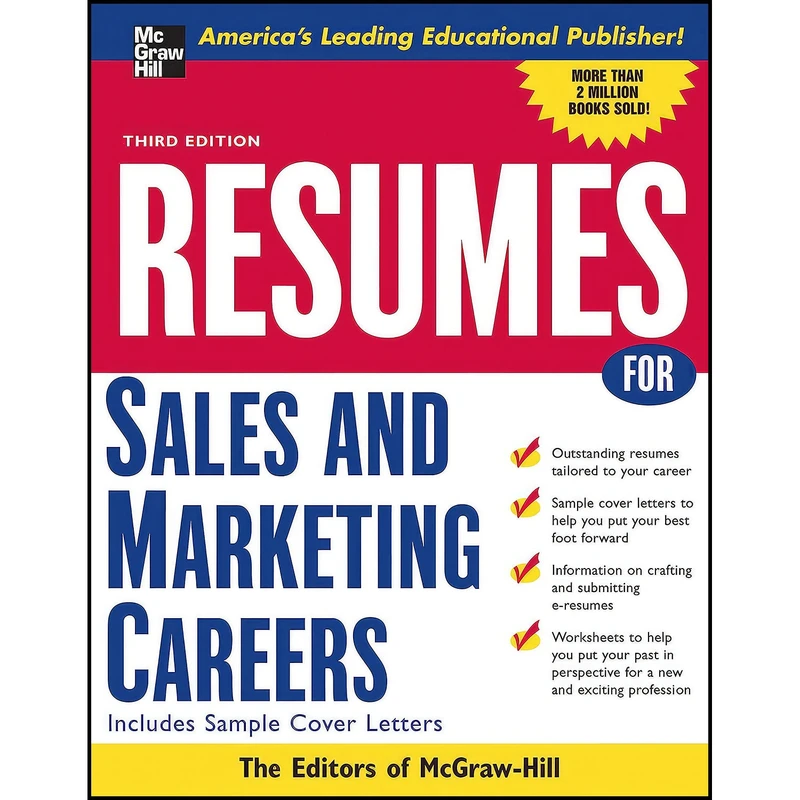 کتاب Resumes for Sales and Marketing Careers with Sample Cover Letters  اثر The Editors of McGraw-Hill انتشارات McGraw-Hill