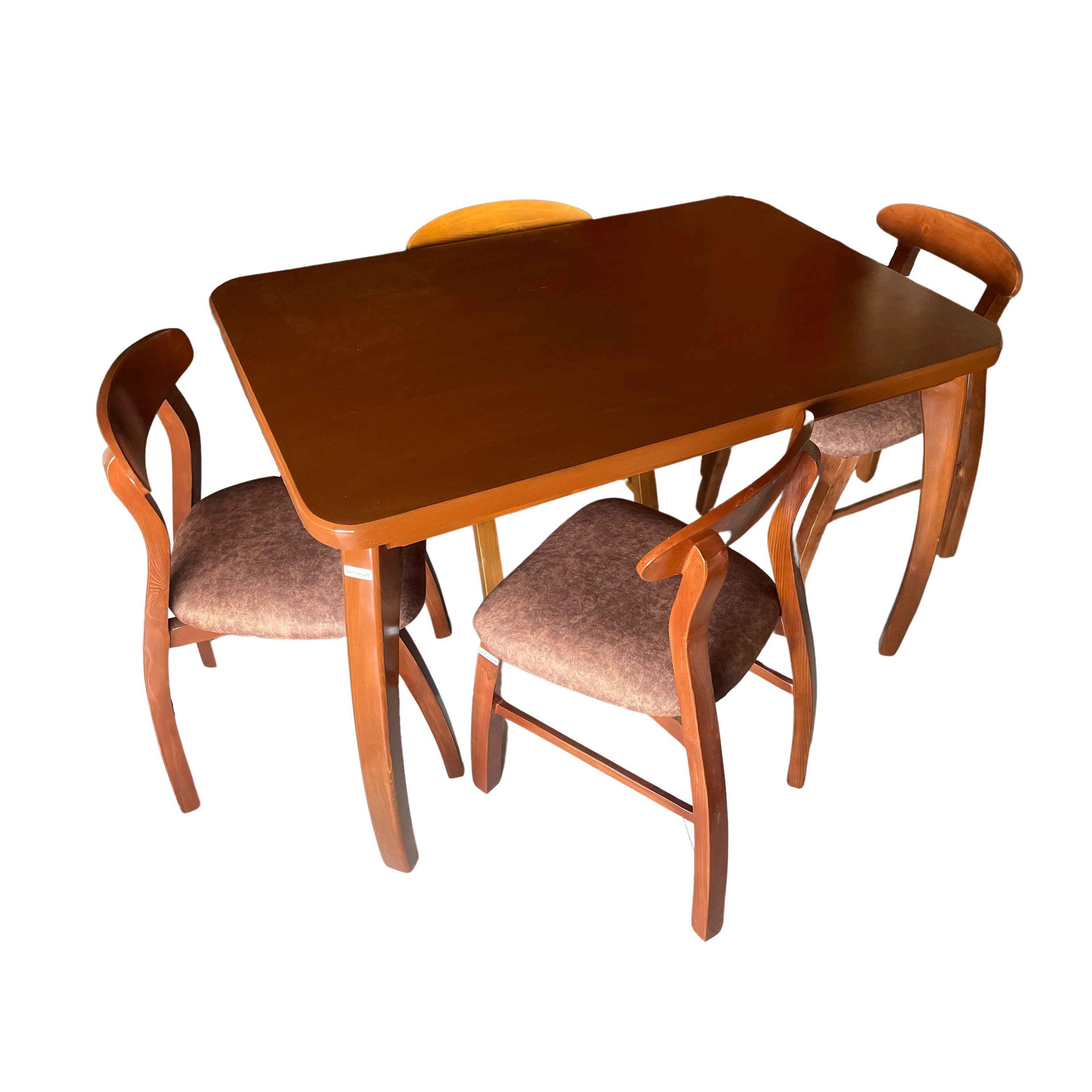 میز و صندلی ناهارخوری 4 نفره گالری چوب آشنایی مدل Gh-Kh-706