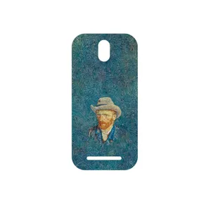 MAHOOT Self portrait with a gray felt hat Cover Sticker for HTC Desire 500