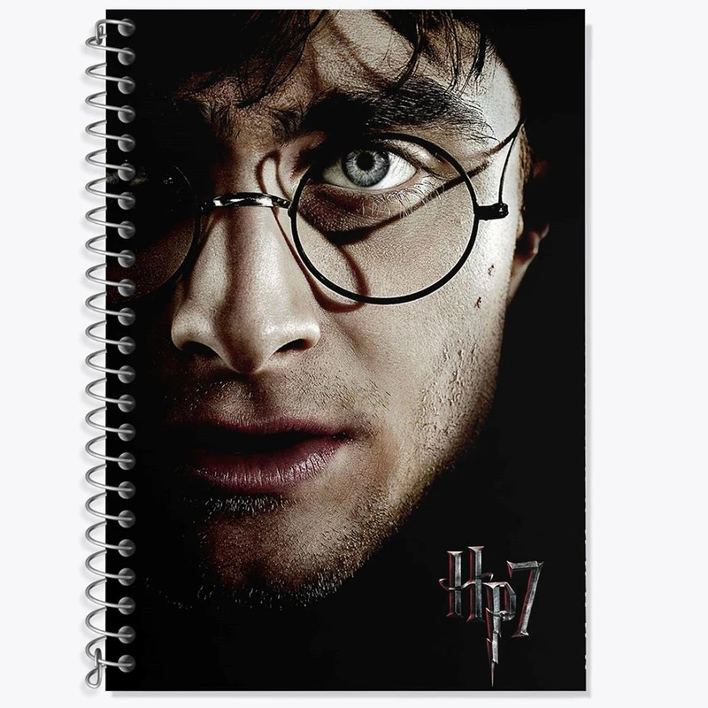 دفتر زبان 50 برگ خندالو مدل سه خط طرح هری پاتر Harry Potter کد 2898