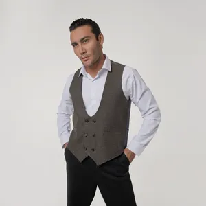 جلیقه مردانه مدل سناتور جناقی فوتر 7089