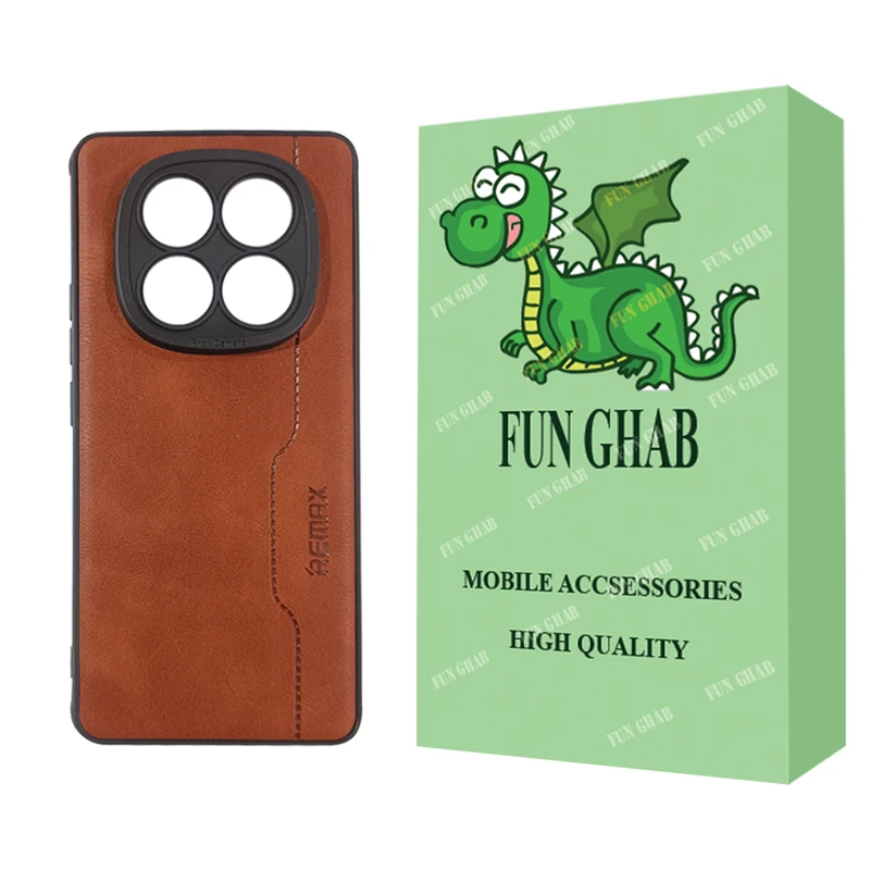 کاور فان قاب مدل چرم مناسب برای گوشی موبایل شیائومی Redmi Note 14 Pro 4G / 5G / Poco X7