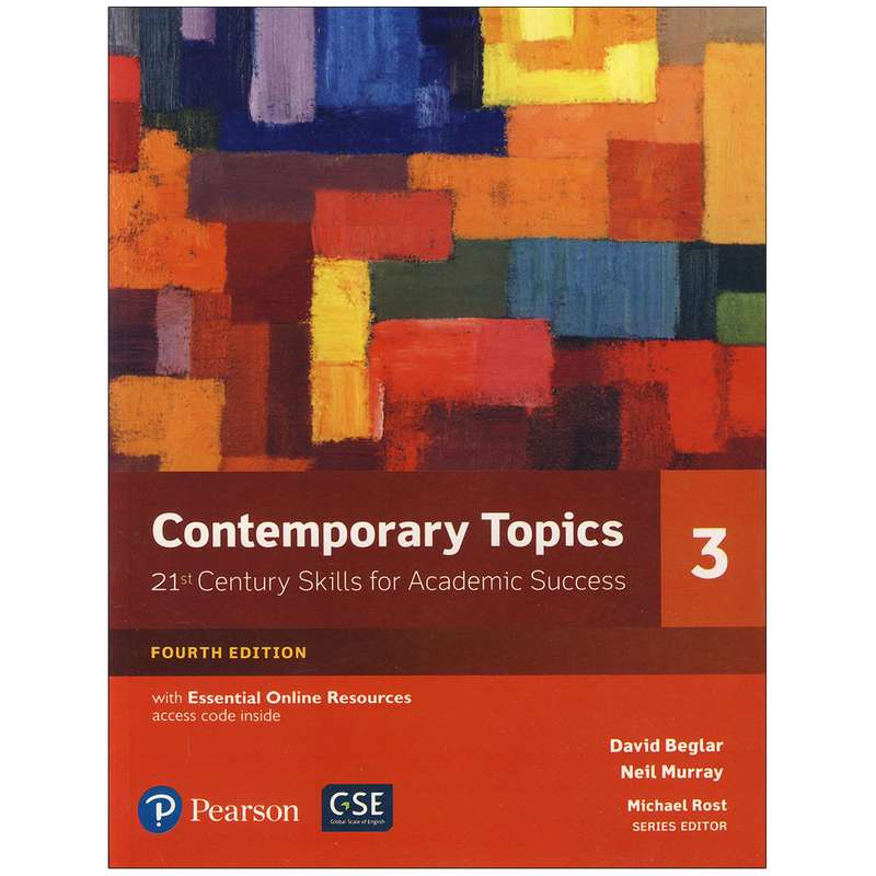 کتاب Contemporary Topics 3 4th اثر جمعی از نویسندگان انتشارات Pearson 