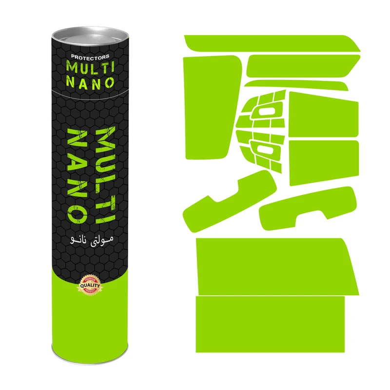 برچسب محافظ مانیتور و کنسول خودرو مولتی نانو مدل X-F1B مناسب برای چانگان CS35 plus مجموعه 13 عددی