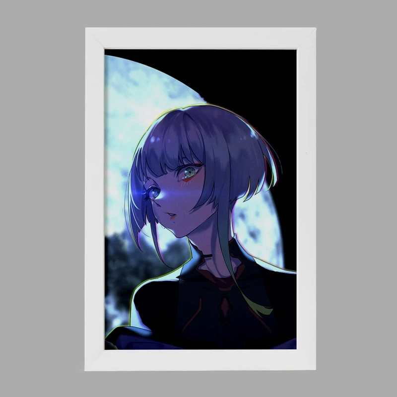 تابلو خندالو مدل لوسی انیمه سایبرپانک کد 23968