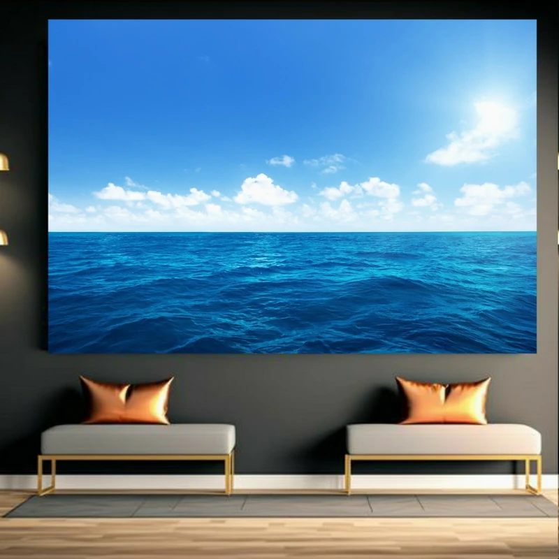 پوستر طرح اقیانوس مدل آفتابی کد BK23929