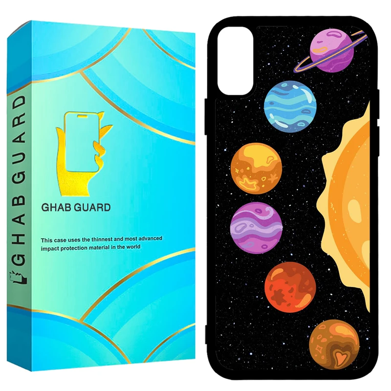  کاور قاب گارد طرح سیاره مدل GCHPX مناسب برای گوشی موبایل اپل iPhone X / XS