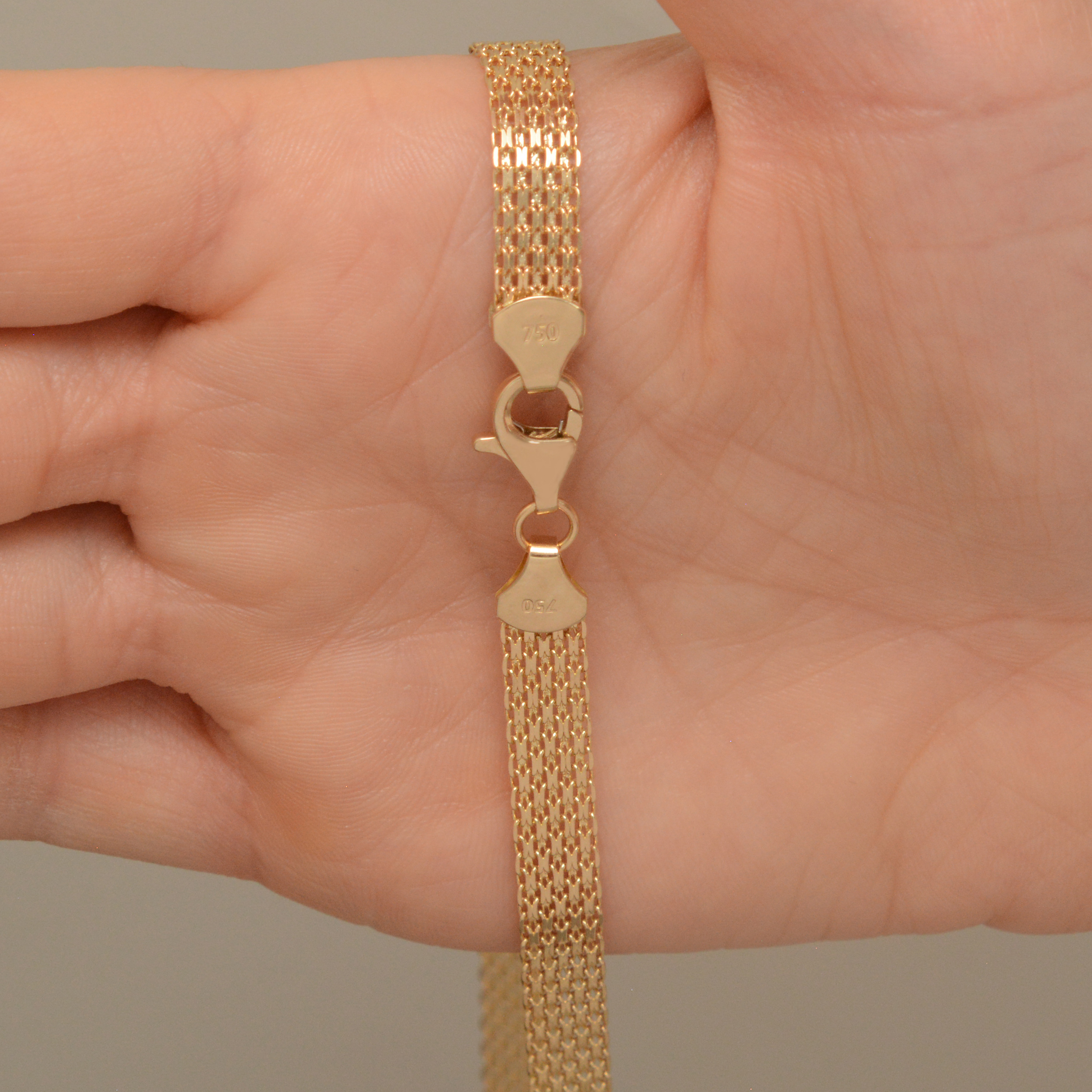 گردنبند طلا 18 عیار زنانه طلای مستجابی مدل هومر کد M45