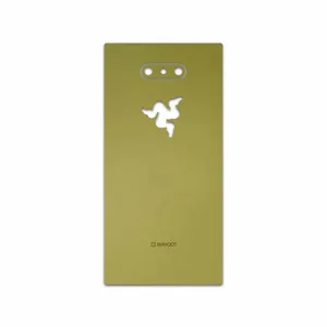 MAHOOT Matte-Gold Cover Sticker for Razer Phone 2