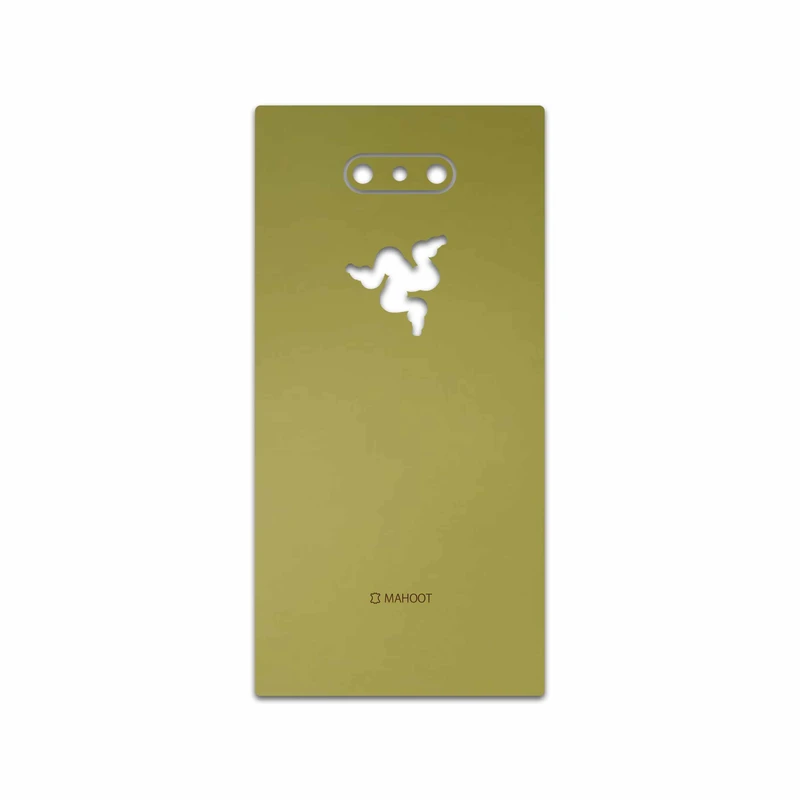 برچسب پوششی ماهوت مدل Matte-Gold مناسب برای گوشی موبایل ریزر Phone 2