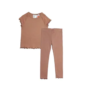 ست تی شرت و شلوار دخترانه اچ اند ام مدل 0011 کد 3723