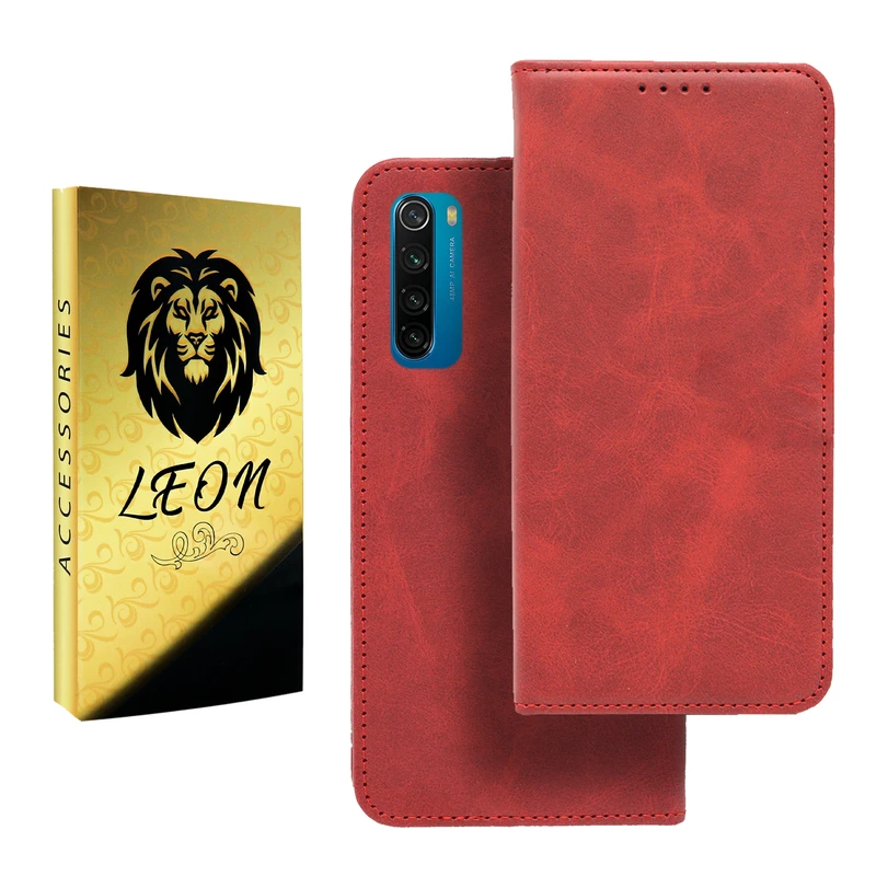 کیف کلاسوری لئون مدل Spork Yo مناسب برای گوشی موبایل شیائومی Redmi Note 8