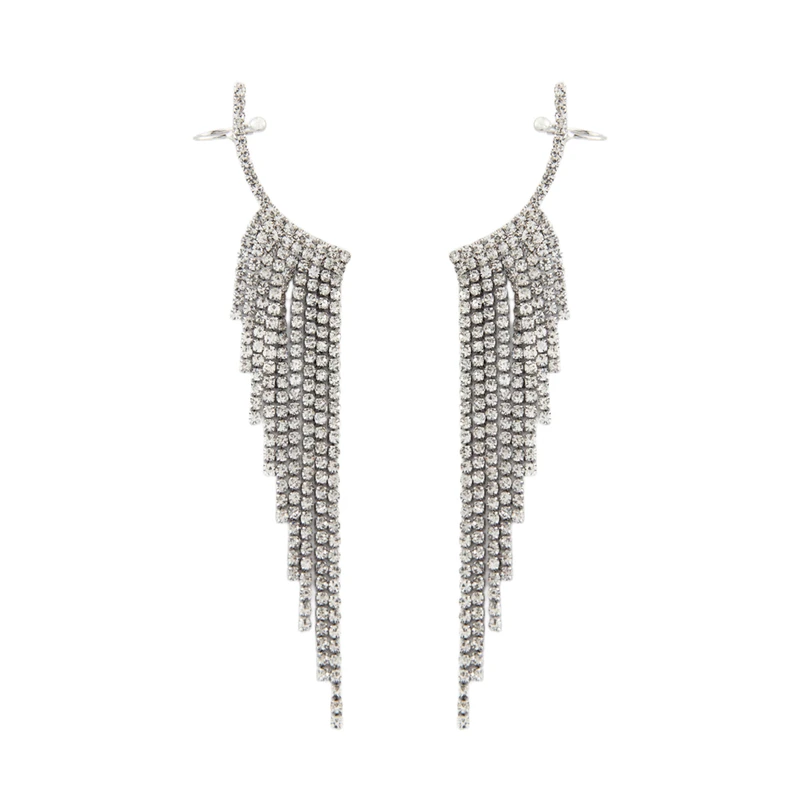 گوشواره میخی دخترانه مدل ریش ریش