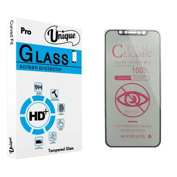 محافظ صفحه نمایش يونيک مدل +Clear مناسب برای گوشی موبایل اپل iPhone XS