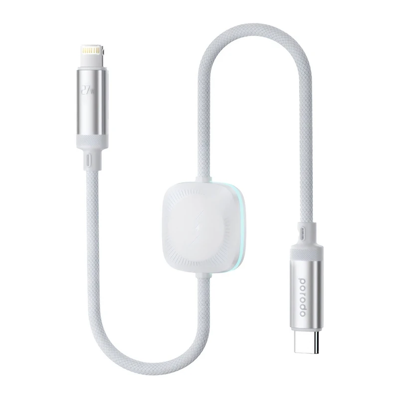 کابل تبدیل USB-C به لایتنینگ پرودو مدل  PD-2n طول 1.2 متر